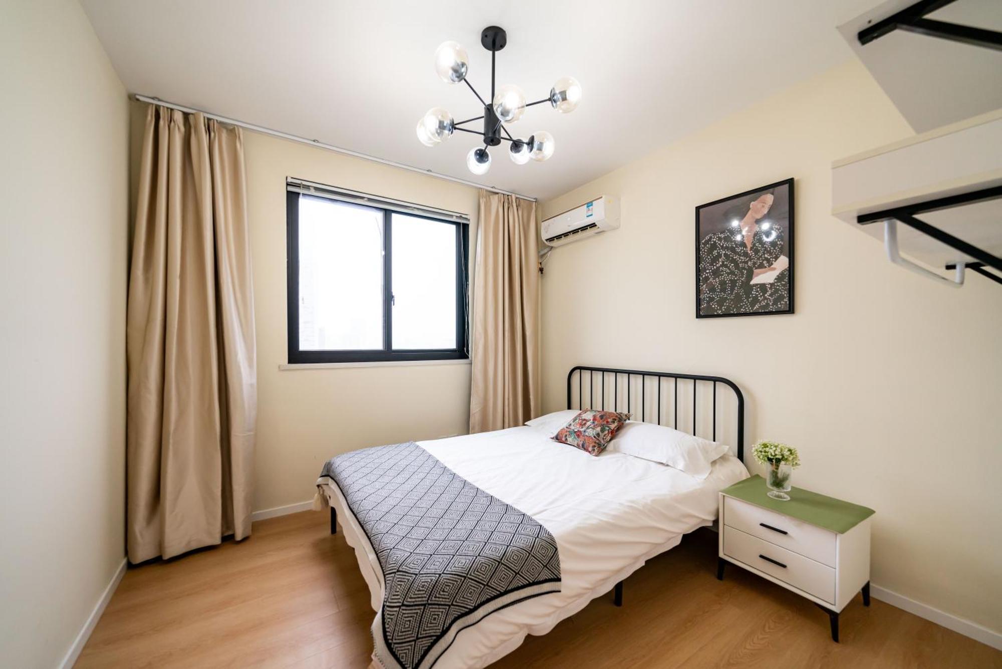 Shanghai Yi Du Apartments Downtown - Near Nanjing West Road Subway ภายนอก รูปภาพ